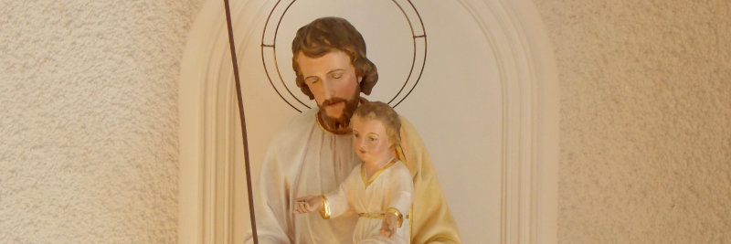 figura św. Józefa z Jezusem